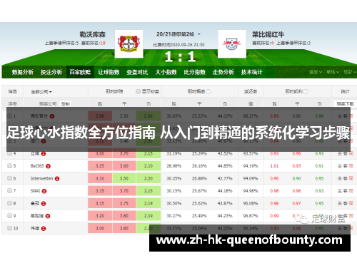 足球心水指数全方位指南 从入门到精通的系统化学习步骤 足球心水指数全方位指南 从入门到精通的系统化学习步骤