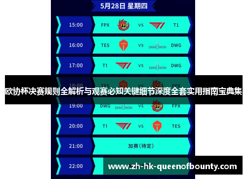 欧协杯决赛规则全解析与观赛必知关键细节深度全套实用指南宝典集